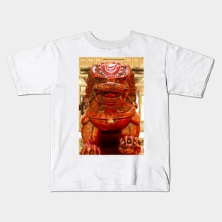 Carvings In Jade - 4 - The Red Dragon © Kids T-Shirt